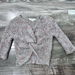 Louna Multi Twist Front Sweater sz s